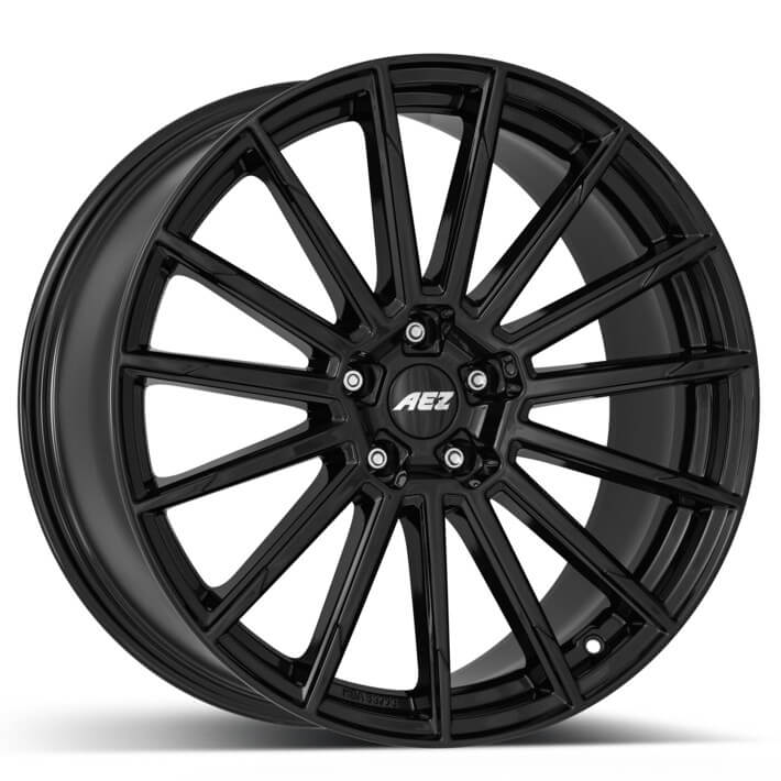 AEZ Atlanta black 19 x 8 inch 5x108 ET45 Black alloy wheel