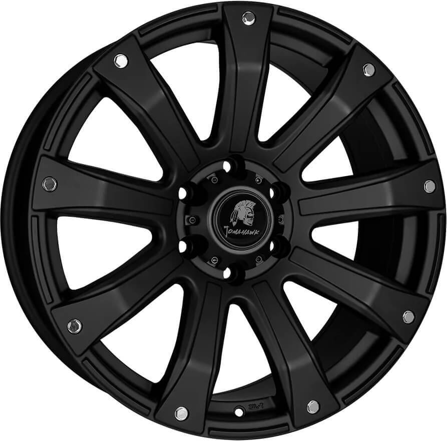 Tomahawk, Ute, 20 x 9 inch,6x139.7 PCD, ET 30 in Matt Black Single Rim