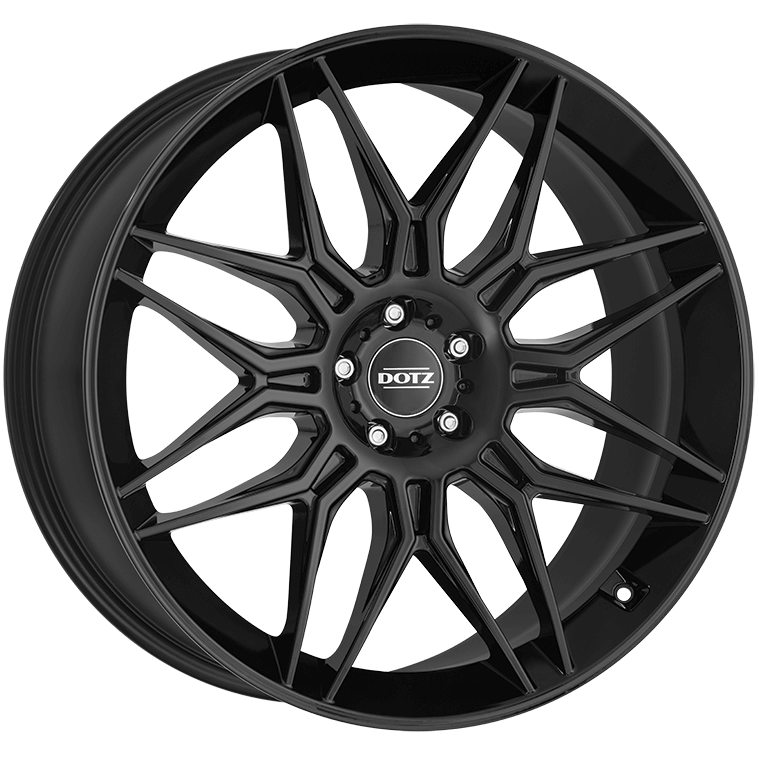 Dotz LongBeach black 21 x 9.5 inch 5x108 ET36 Black alloy wheel