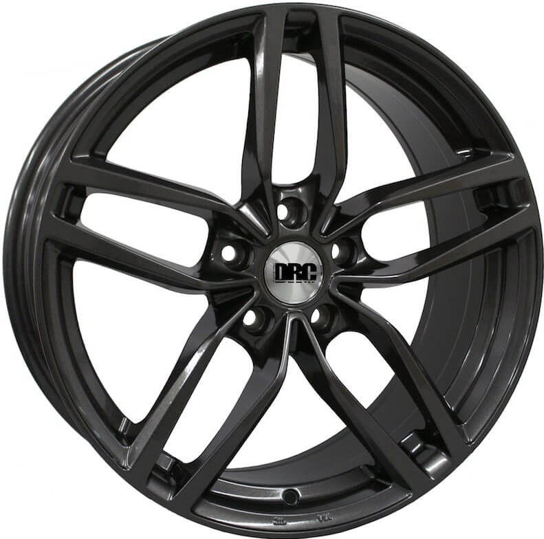 DRC, DRS, 18 x 8 inch,5x112 PCD, ET 45 in Gunmetal Single Rim