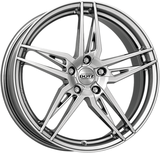 Dotz, Interlagos Shine, 18 x 7.5 inch,5x112 PCD, ET 49 in High Gloss Single Rim