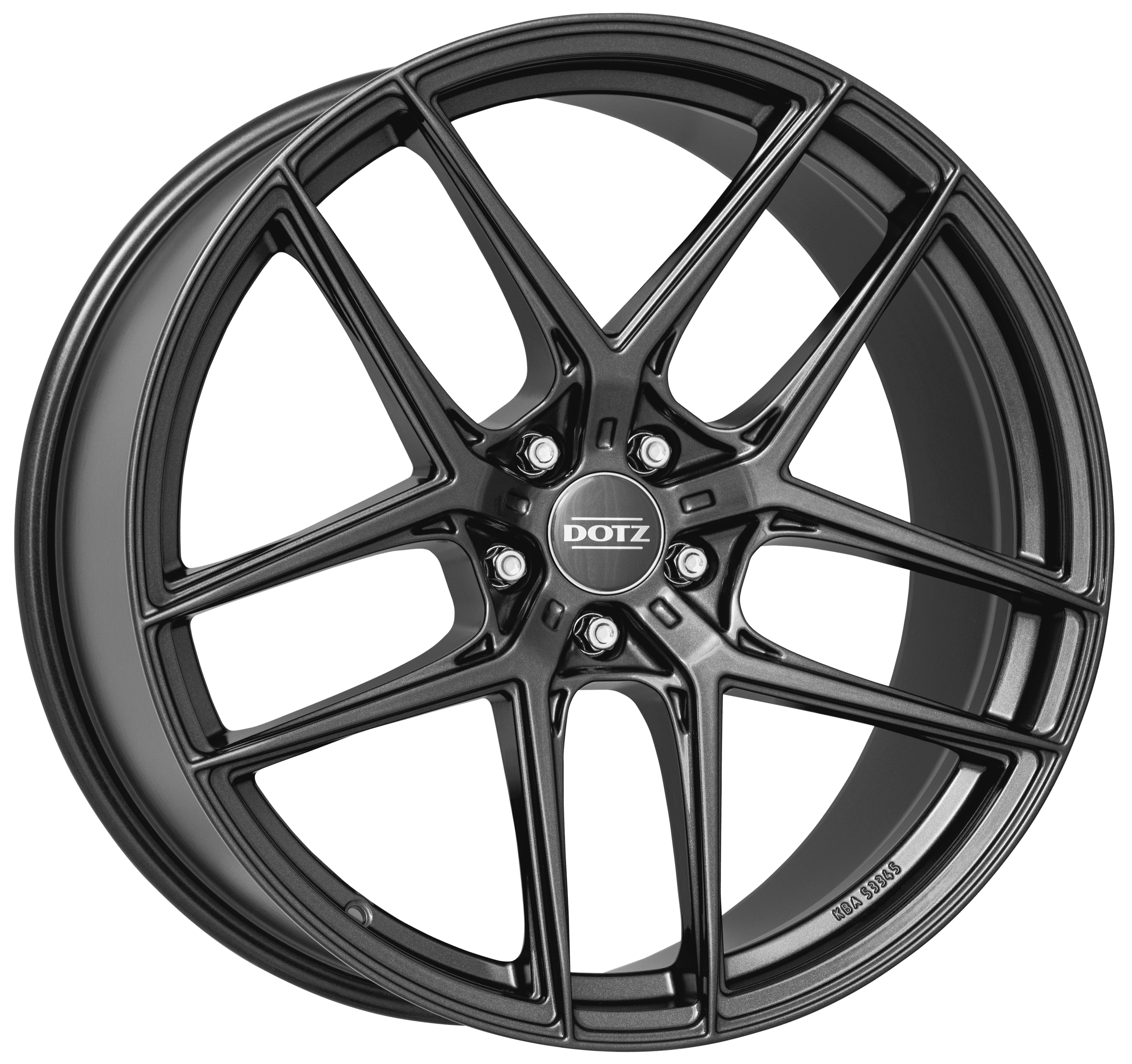 Dotz, LagunaSeca grey, 21 x 9 inch,5x112 PCD, ET 35 in Gunmetal Single Rim