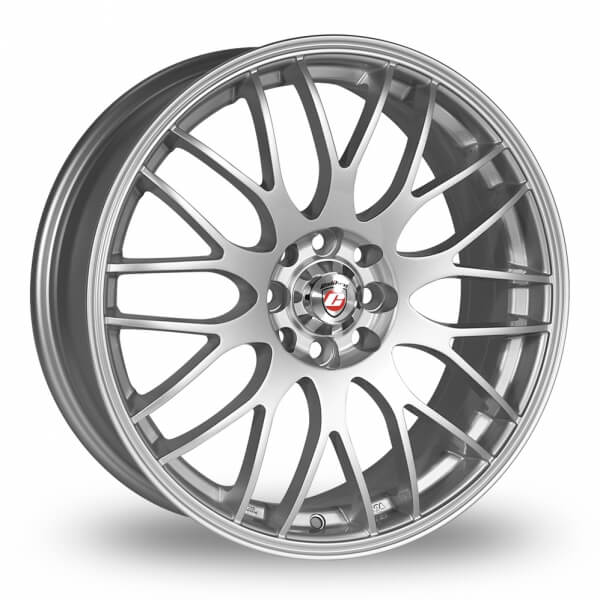 Calibre, Motion, 15 x 6.5 inch,4x108 PCD, ET 38 in Silver Single Rim