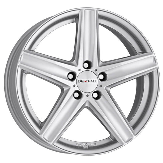 Dezent, TG, 16 x 6.5 inch,5x112 PCD, ET 49 in Silver Single Rim