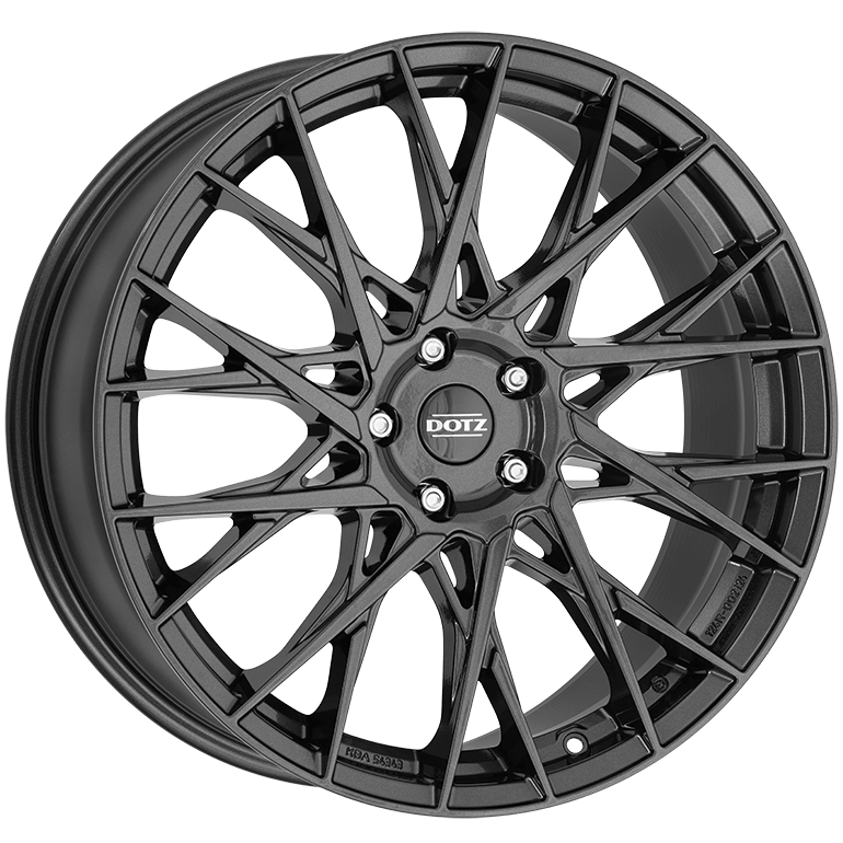 Dotz, Fuji grey, 18 x 8 inch, 5x108 PCD, ET48 in Gunmetal Single Rim