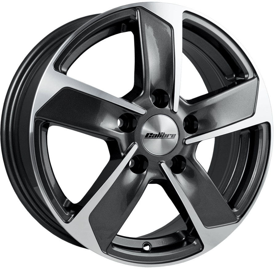 Calibre, Freeway, 16 x 6.5 inch, 5x118 PCD, ET60 in Gunmetal / Polished Single Rim