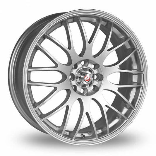 Calibre, Motion, 17 x 7 inch,5x100 PCD, ET 40 in Silver Single Rim