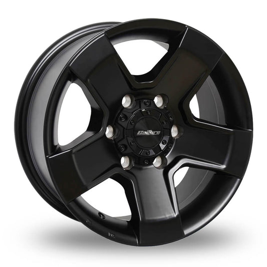 Calibre, Outlaw, 18 x 8 inch,6x139.7 PCD, ET 20 in Matt Black Single Rim