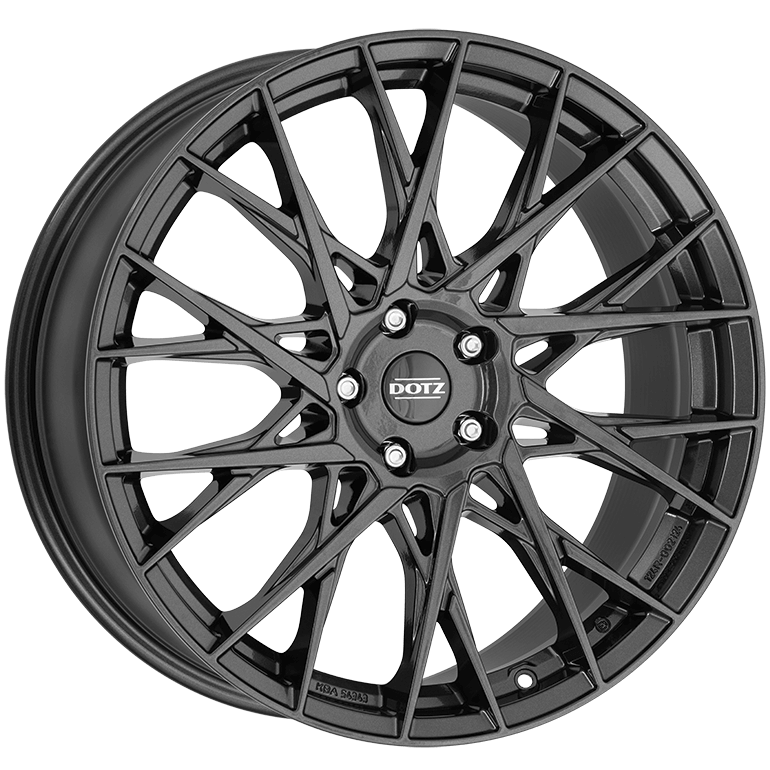 Dotz, Fuji grey, 18 x 7.5 inch, 4x108 PCD, ET45 in Gunmetal Single Rim