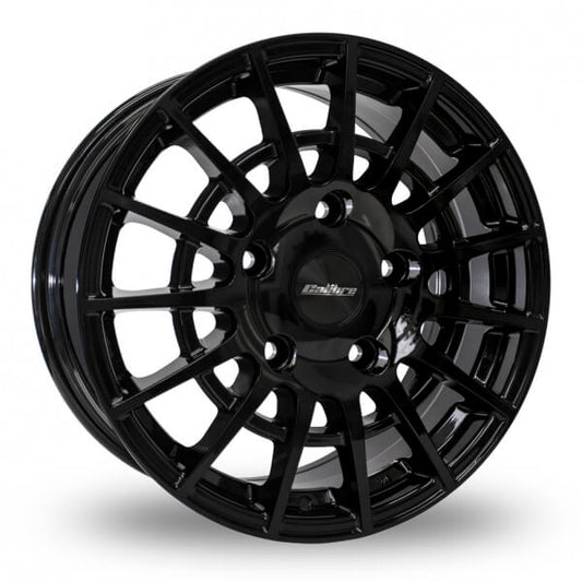 Calibre, T-Sport, 18 x 8 inch,5x108 PCD, ET 45 in Black Single Rim