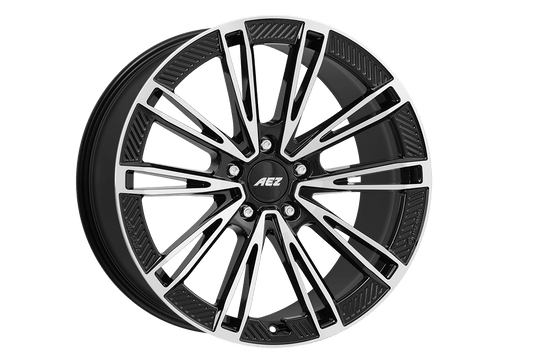 AEZ, Alaska dark, 20 x 11 inch, 5x130 PCD, ET60 in Black / Polished Single Rim