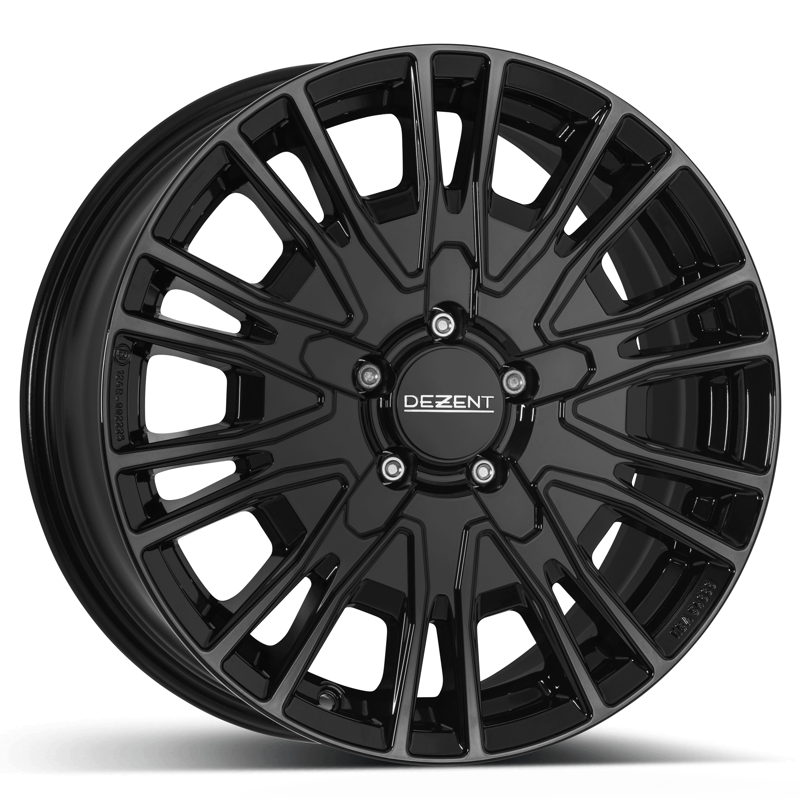Dezent KE black 16 x 6.5 inch 5x118 ET65 Black alloy wheel