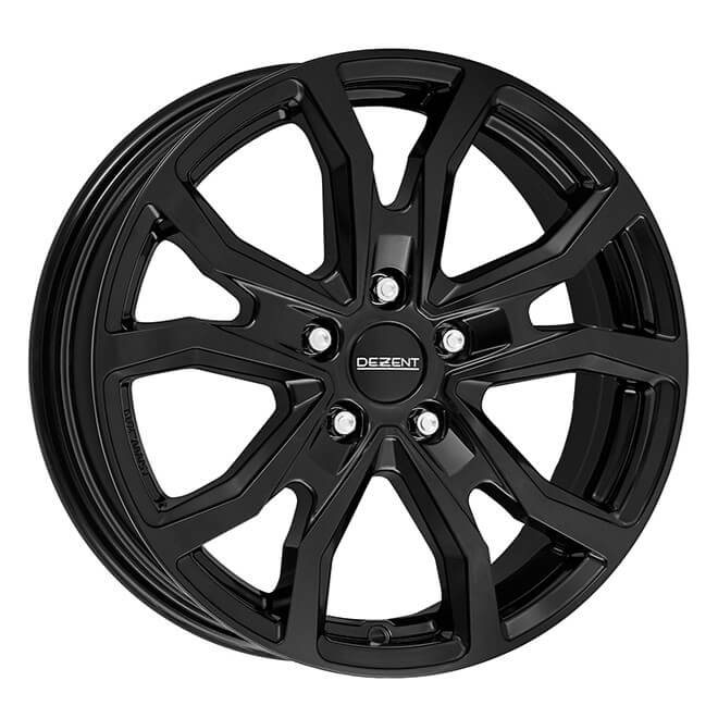 Dezent TV-Trailer black 17 x 6.5 inch 5x112 ET30.05 Black alloy wheel