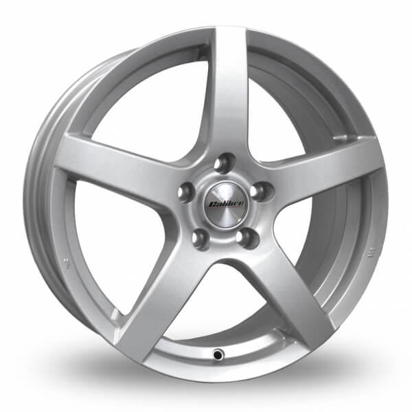 Calibre, Pace, 16 x 7 inch,4x100 PCD, ET 38 in Silver Single Rim