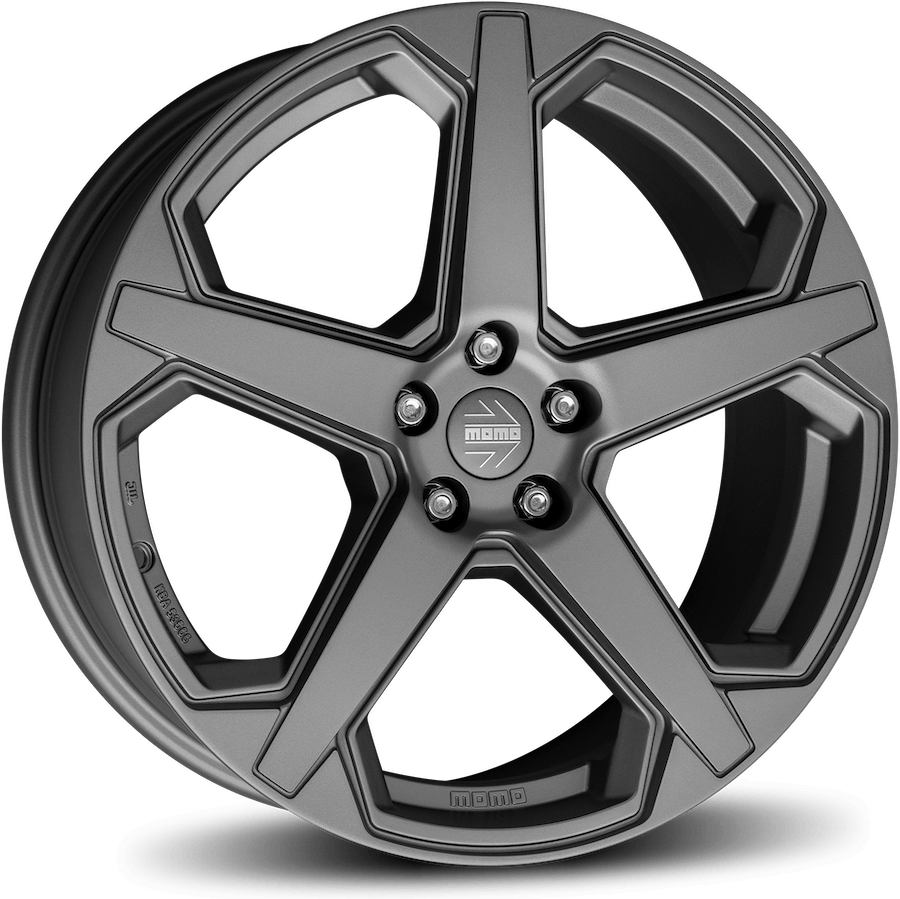 MOMO, Star Evo, 18 x 8 inch,5x112 PCD, ET 30 in Matt Anthracite Single Rim