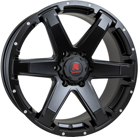 Tomahawk, Chinook, 20 x 9 inch,6x139 PCD, ET 18 in Matt Black Single Rim