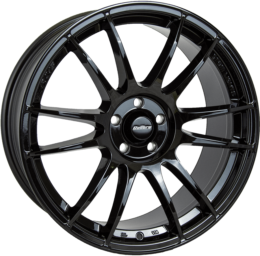 Calibre Suzuka 15 x 7 inch 4x100 ET38 Black alloy wheel