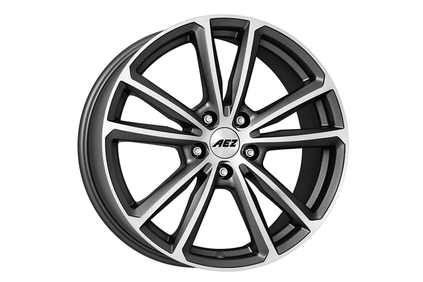 AEZ, Tioga Titan, 18 x 7.5 inch,5x108 PCD, ET 48 in Gunmetal/polished Single Rim