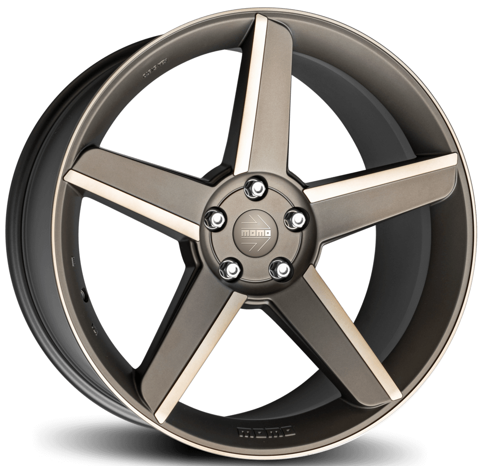 MOMO, Stealth, 20 x 8.5 inch,5x120 PCD, ET 35 in Mag-matt Anthracite Polished Single Rim