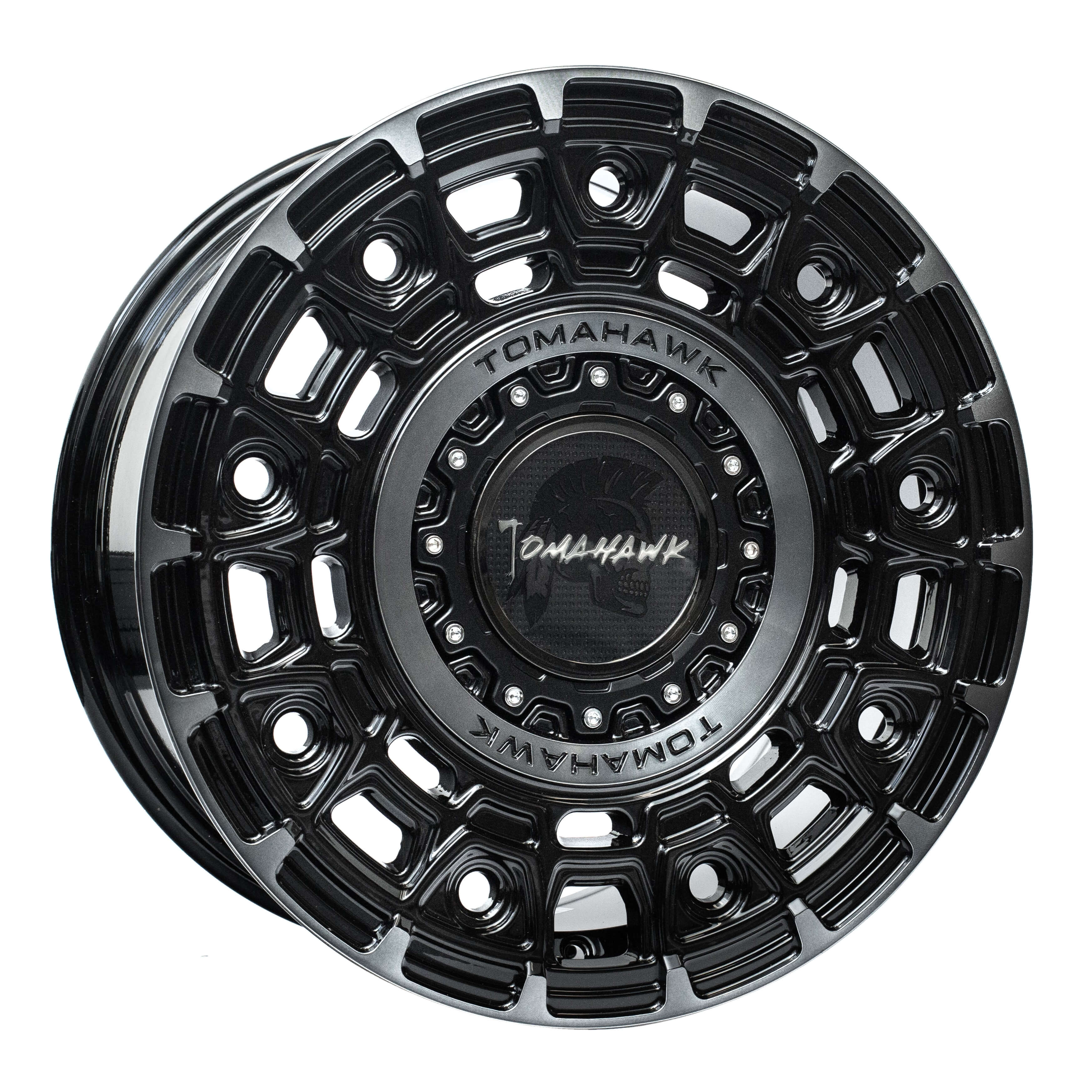 Tomahawk Yakama 17 x 8 inch 5x120 ET35 Satin Black / Dark Tint alloy wheel