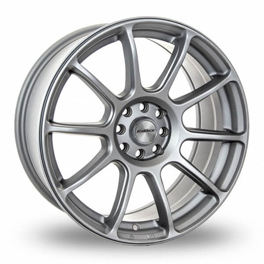 Calibre, Neo, 17 x 7.5 inch,4x108 PCD, ET 35 in Silver Single Rim