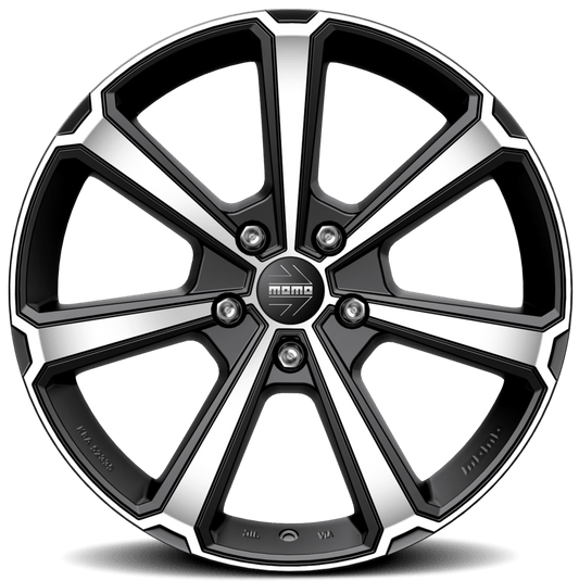 MOMO, Legend, 18 x 7.5 inch,4x100 PCD, ET 40 in Matt Black Polished Single Rim