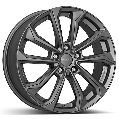 Dezent, KS graphite, 17 x 7 inch, 5x114.3 PCD, ET52 in Graphite Matt Single Rim