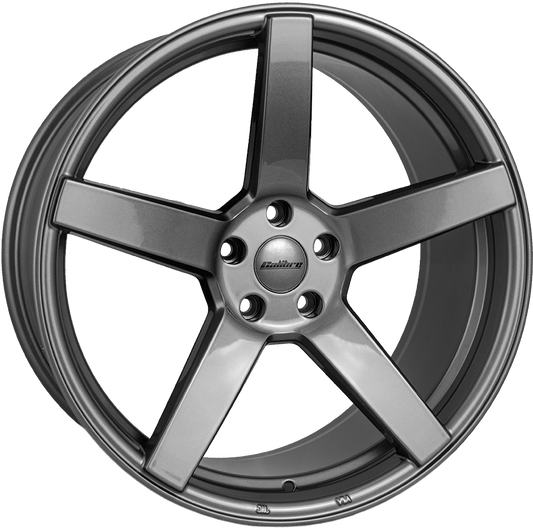 Calibre, CC-Q, 19 x 9.5 inch,5x120 PCD, ET 40 in Gloss Gunmetal Single Rim