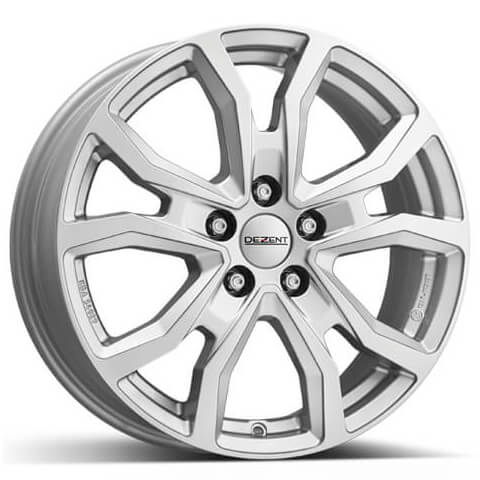 Dezent TV silver 17 x 7 inch 5x112 ET48 Silver alloy wheel