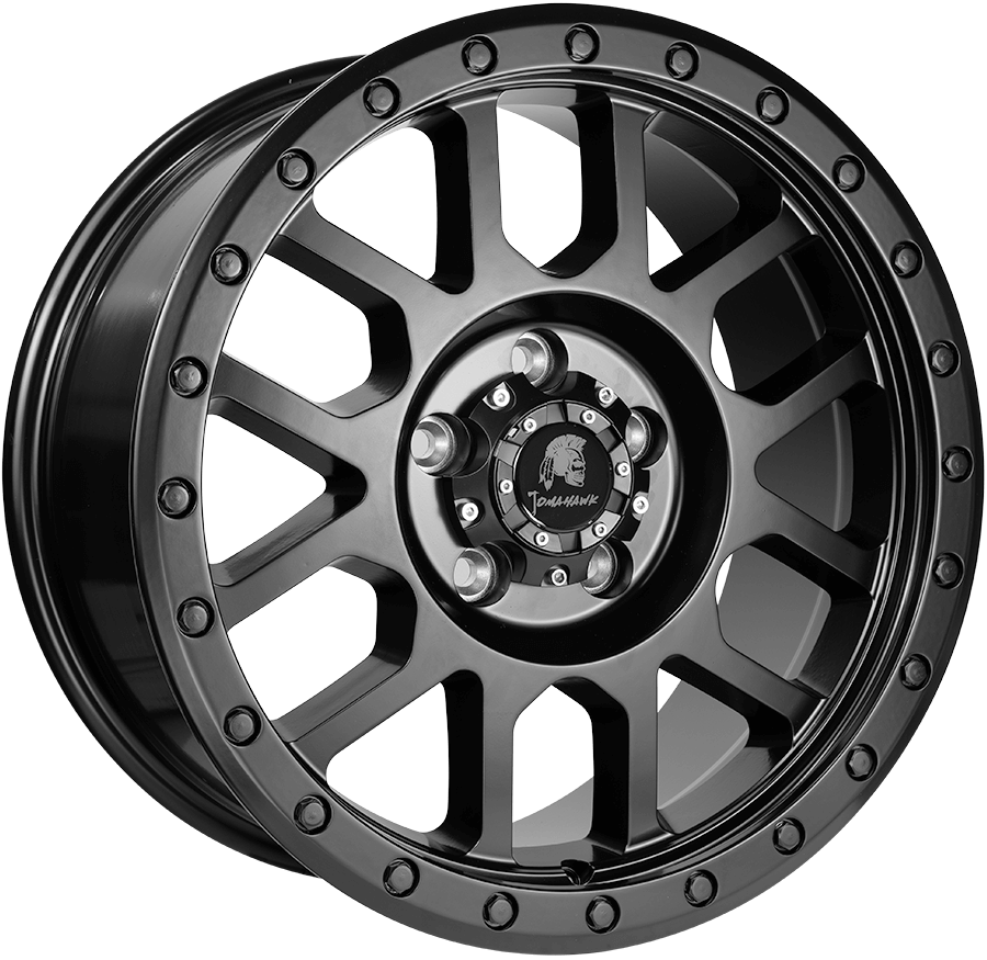 Tomahawk, Kato, 17 x 8 inch,5x120 PCD, ET 30 in Satin Black Single Rim