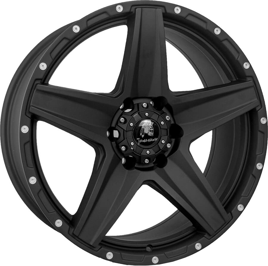 Tomahawk Apache 20 x 8.5 inch 6x139.7 ET16 Matt Black alloy wheel