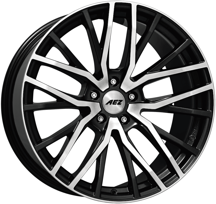 AEZ Panama Dark 19 x 7.5 inch 5x112 ET32 Gunmetal / Polished alloy wheel