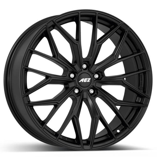AEZ, Porto black, 21 x 8.5 inch,5x120 PCD, ET 40 in Black Matt Single Rim